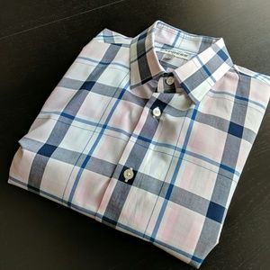 Express Plaid Print Dress Shirt